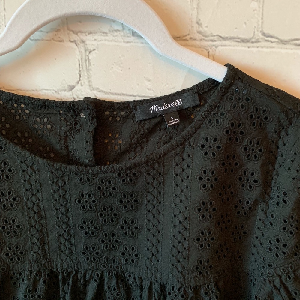 Madewell Eyelet Button Back Top - image 6